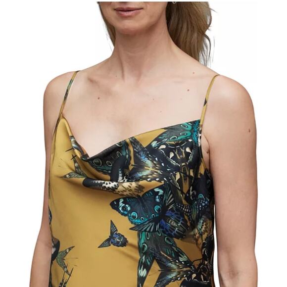 ALLSAINTS Hadley Diana Dress butterfly print size 6 (new) - Picture 3 of 7